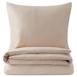 Dekbedovertrek Cotton Satin 200x220 cm almond