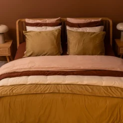 Dekbedovertrek Cotton Satin 240x220 cm almond