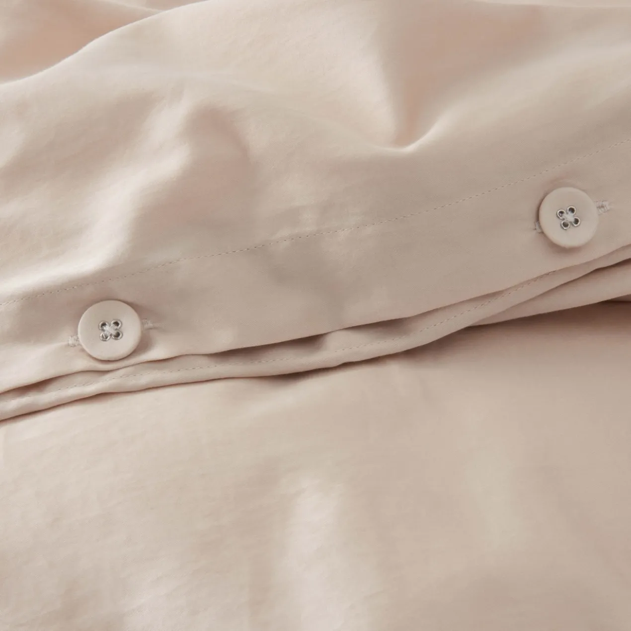 Dekbedovertrek Cotton Satin 240x220 cm almond