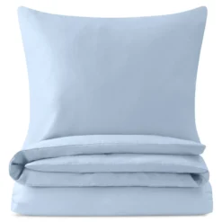 Dekbedovertrek Cotton Satin 140x220 cm ice blue