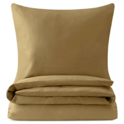 Dekbedovertrek Cotton Satin 200x220 cm khaki