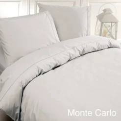 Dekbedovertrek Monte Carlo wit lits-jumeaux