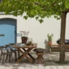 Delta picknick tuintafel aluminium terra 220x100 cm