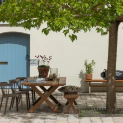 Delta picknick tuintafel aluminium terra 220x100 cm