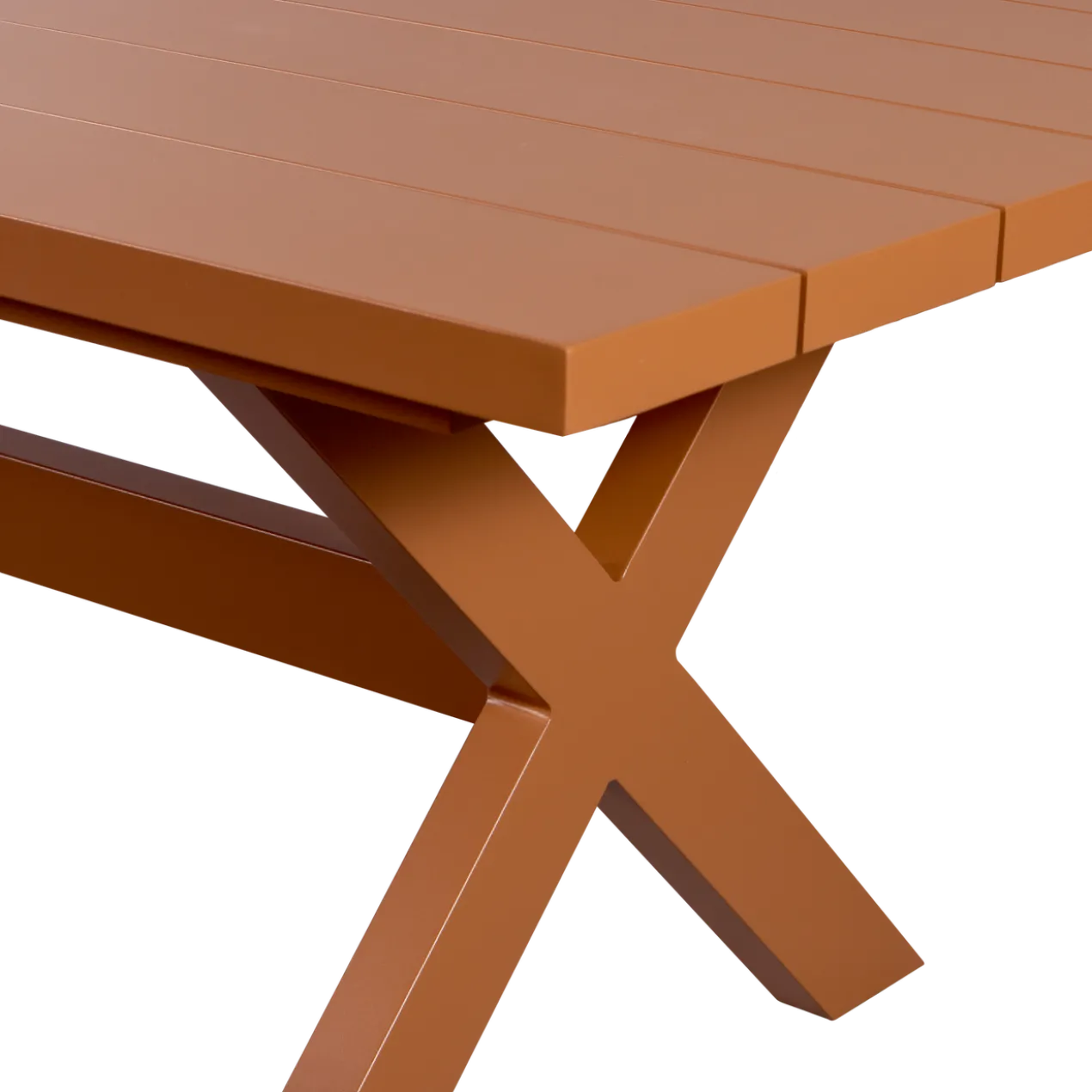 Delta picknick tuintafel aluminium terra 220x100 cm
