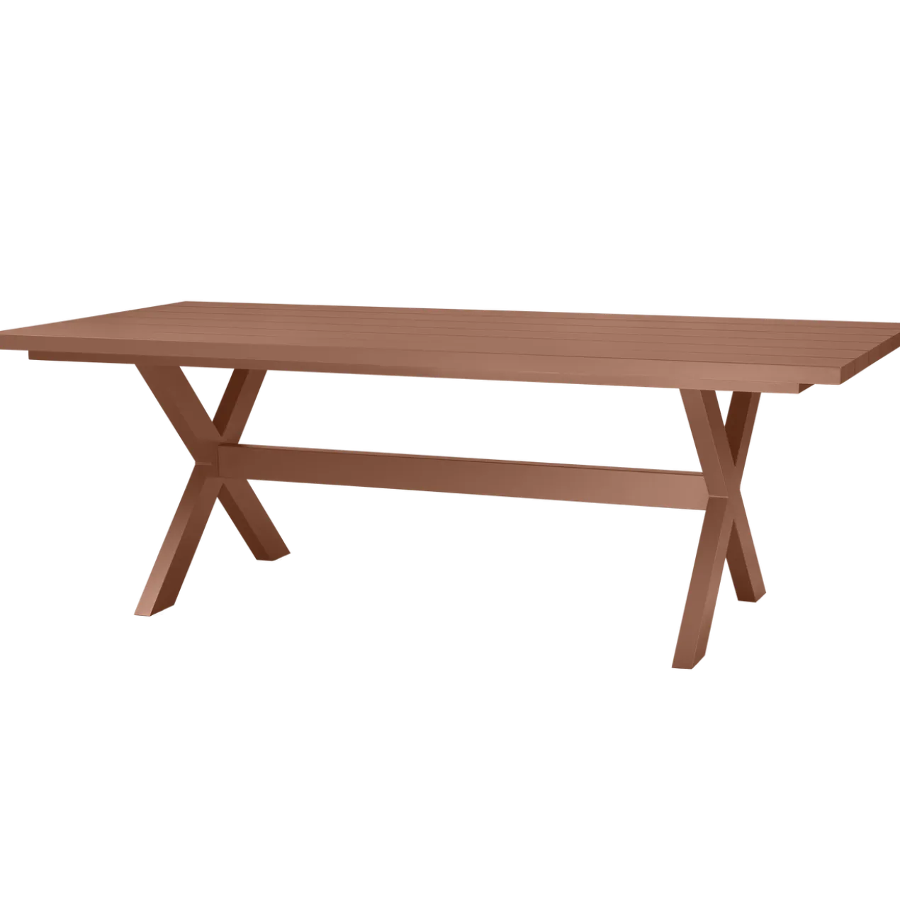 Delta picknick tuintafel aluminium terra 220x100 cm