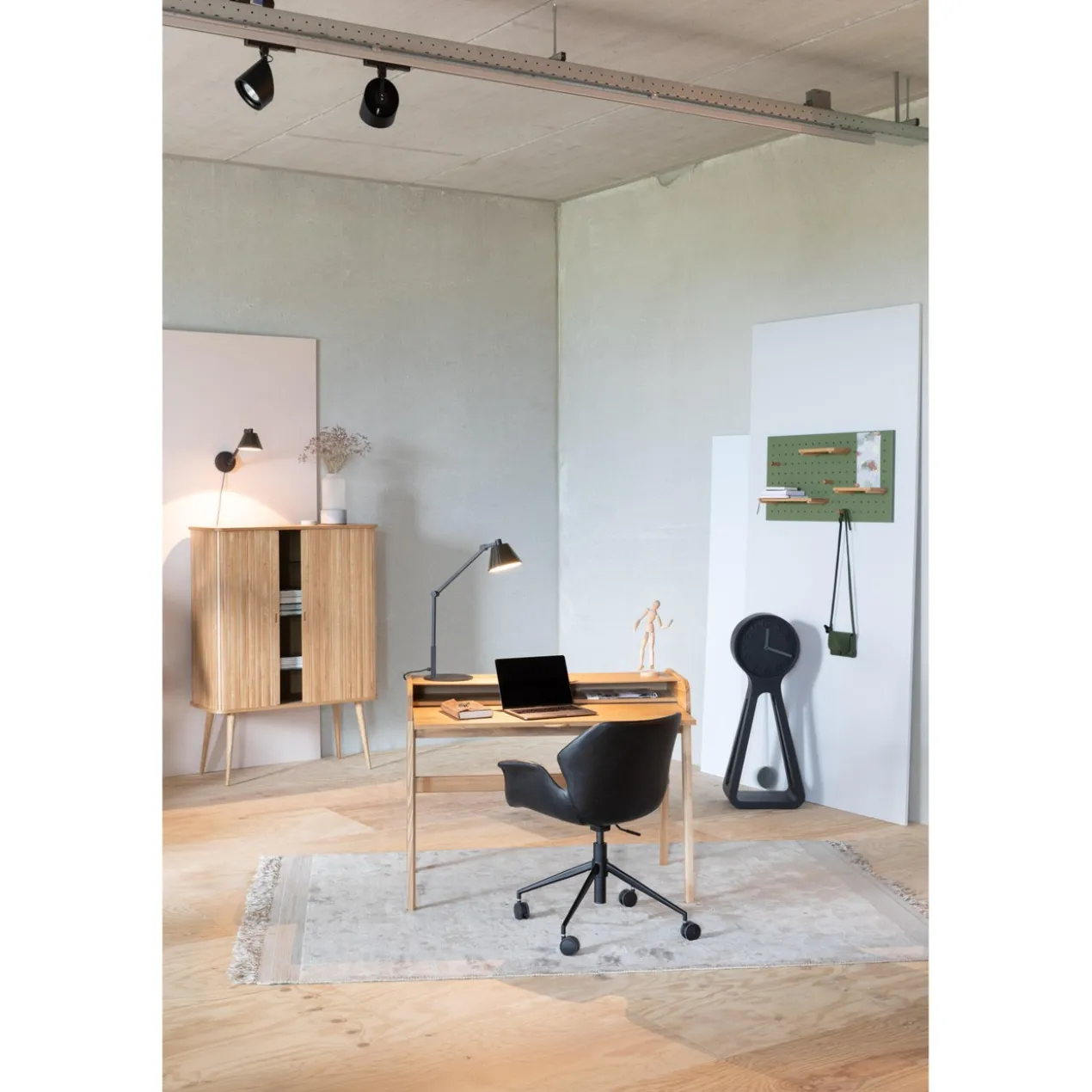 Desk table barbier natural