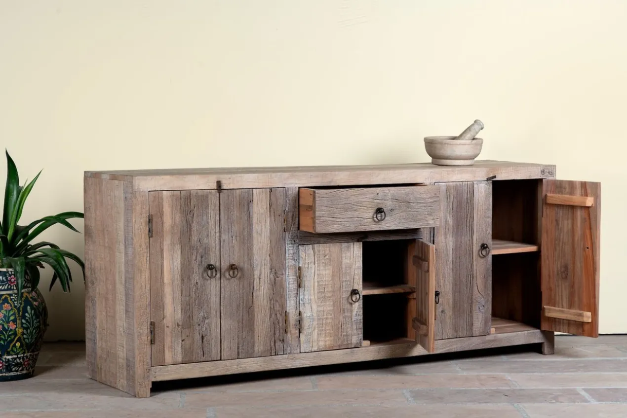 Devina - Rustiek Dressoir van Gerecycled Hout