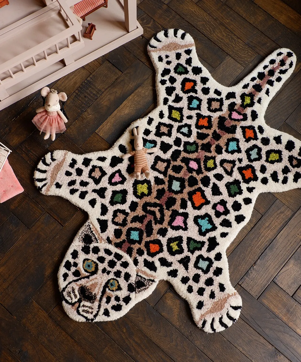 DG Disco Leopard Rug Small