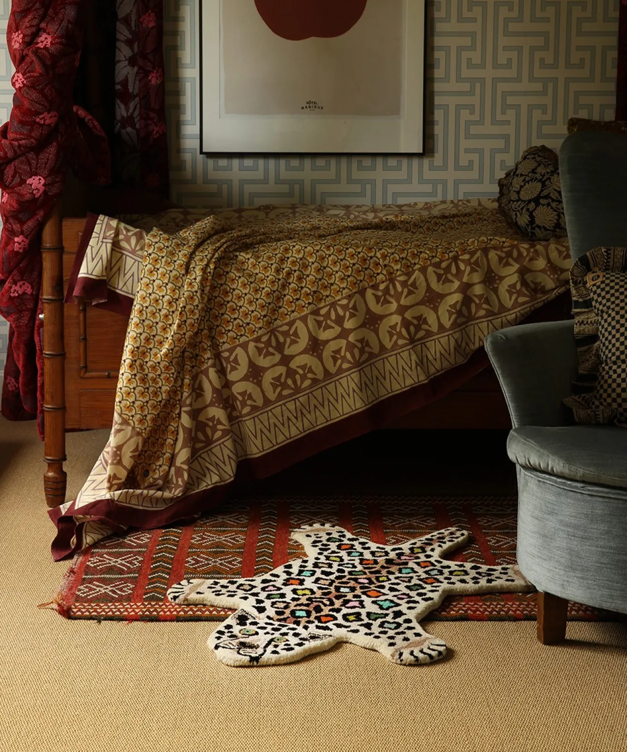 DG Disco Leopard Rug Small