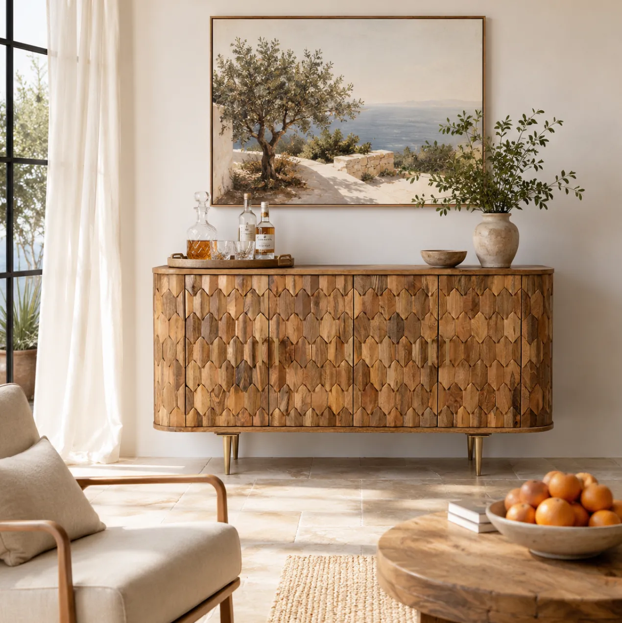 Dheera- Mango Hout Dressoir