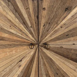 Dhriti - Kast van Gerecycled Hout met Zonpatroon