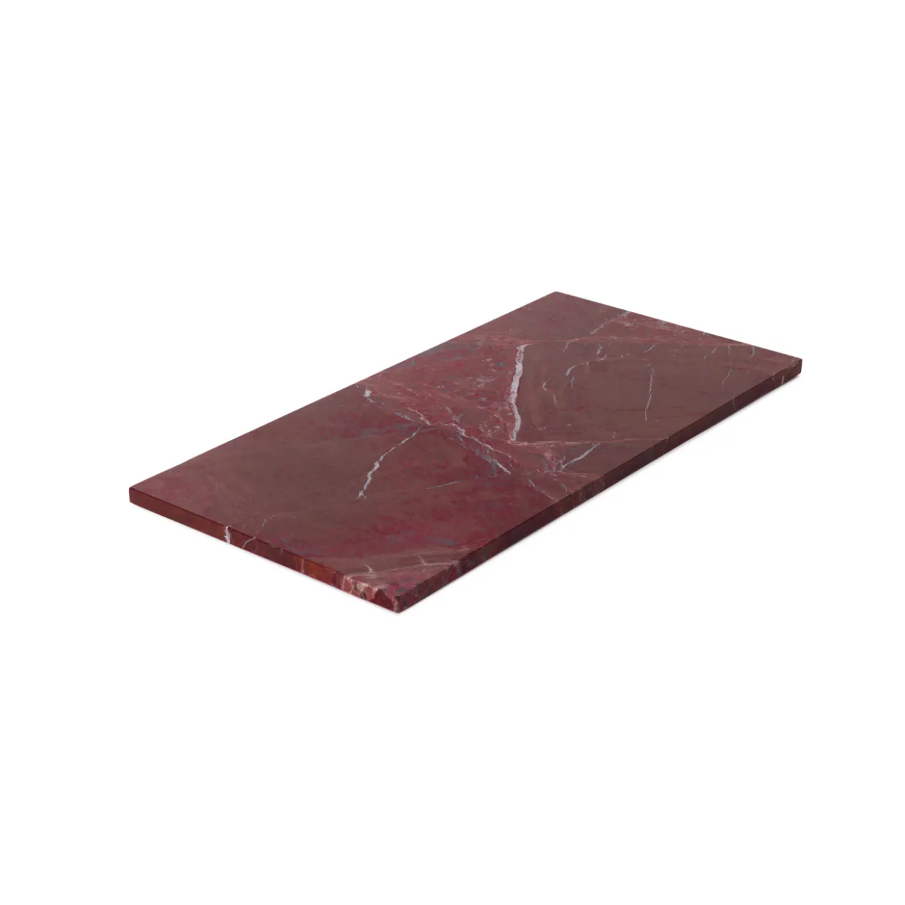 Dienblad Marmer L rood 40x20cm