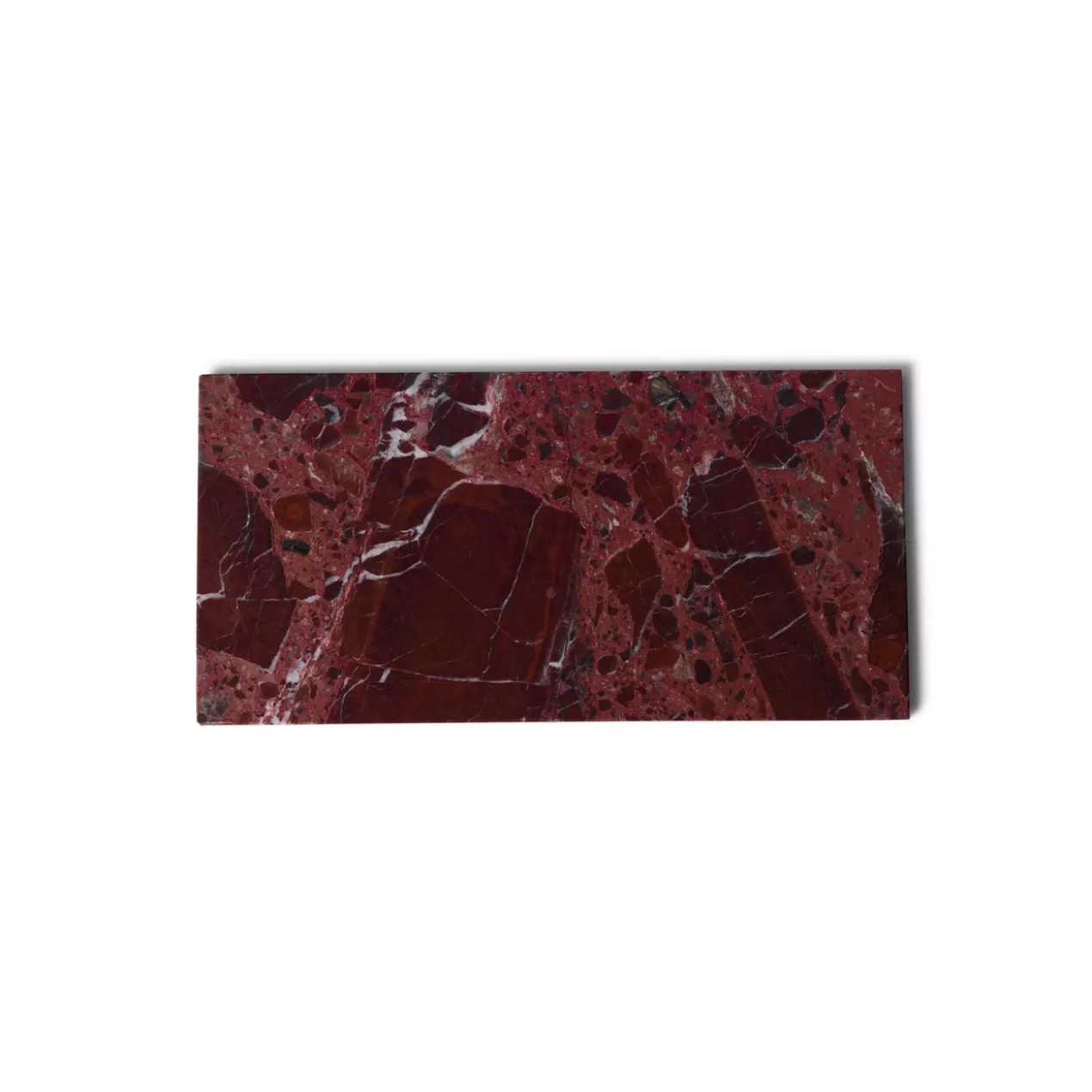Dienblad Marmer M rood 15x30cm