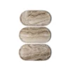 Dienblad Marmer Sandal Onyx ovaal 40x20cm