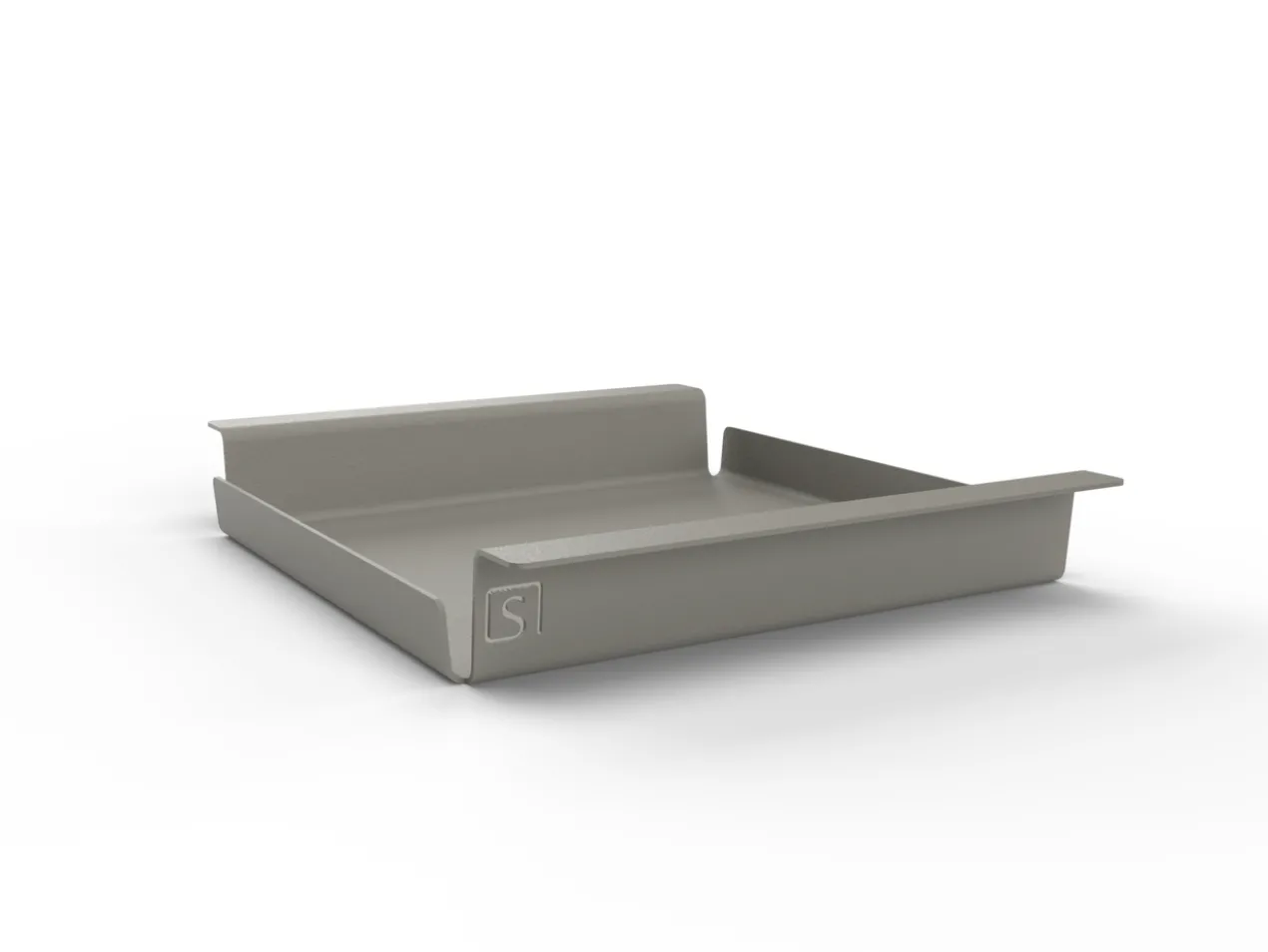 Dienblad Small - Fliptray - 34 x 28 x 5 cm Dienblad Small Grijs - Flip Tray