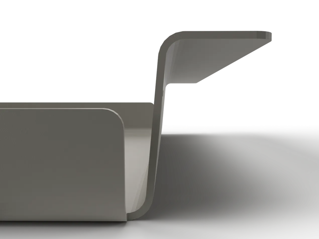Dienblad Small - Fliptray - 34 x 28 x 5 cm Dienblad Small Grijs - Flip Tray