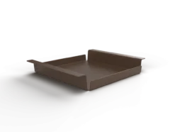 Dienblad Small - Fliptray - 34 x 28 x 5 cm Dienblad Small Bruin - Flip Tray