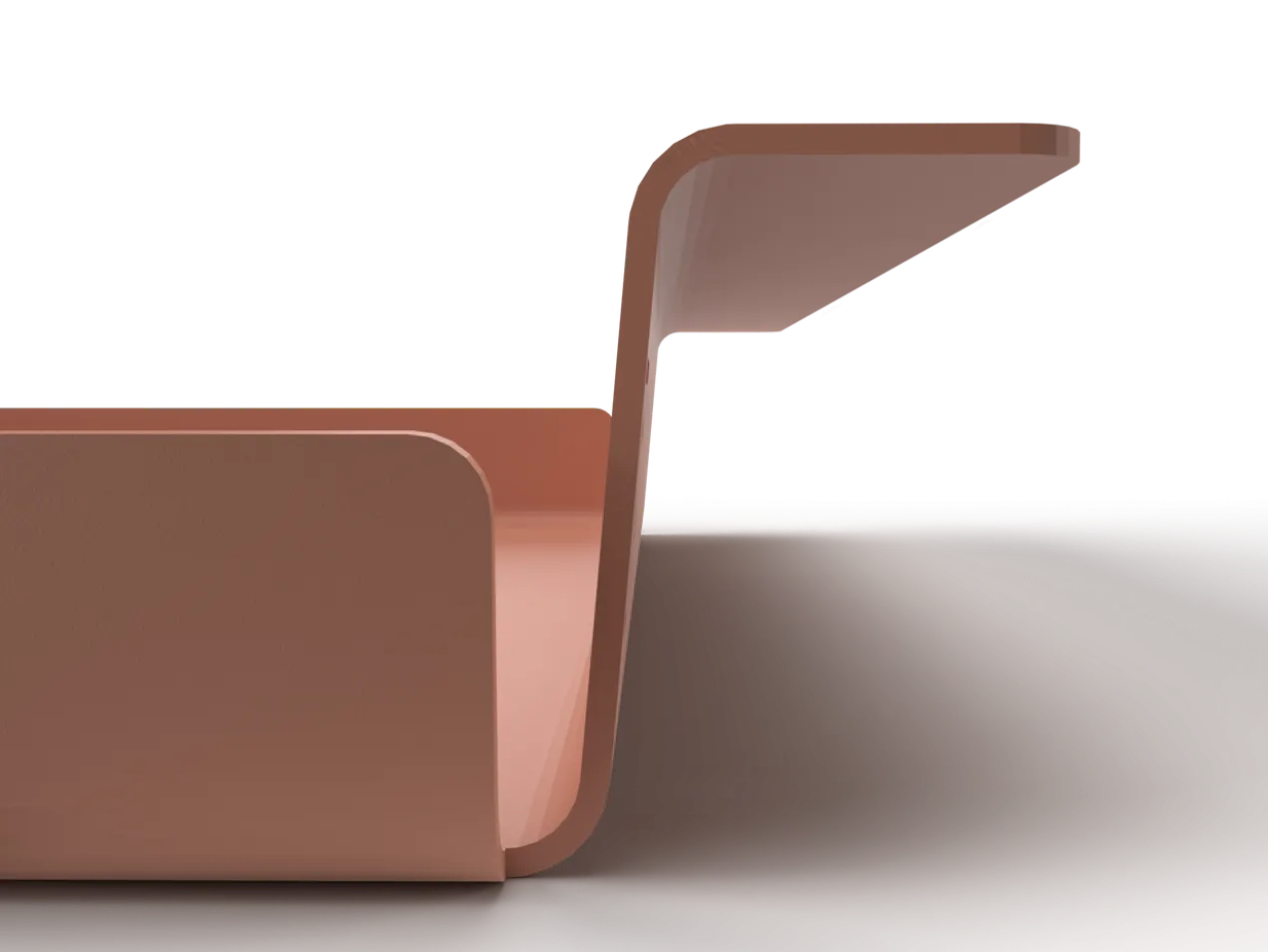 Dienblad Small - Fliptray - 34 x 28 x 5 cm Dienblad Small Beigerood - Flip Tray