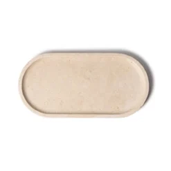 Dienblad Travertine ovaal 30x15cm