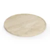 Dienblad Travertine rond met rand Ø45