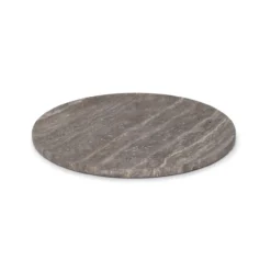 Dienblad Travertine titanium Ø40 cm