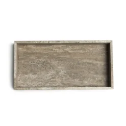 Dienblad Travertine Titanium 40x20x5cm