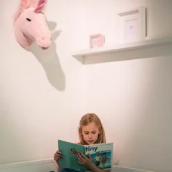 Dierenkop unicorn roze