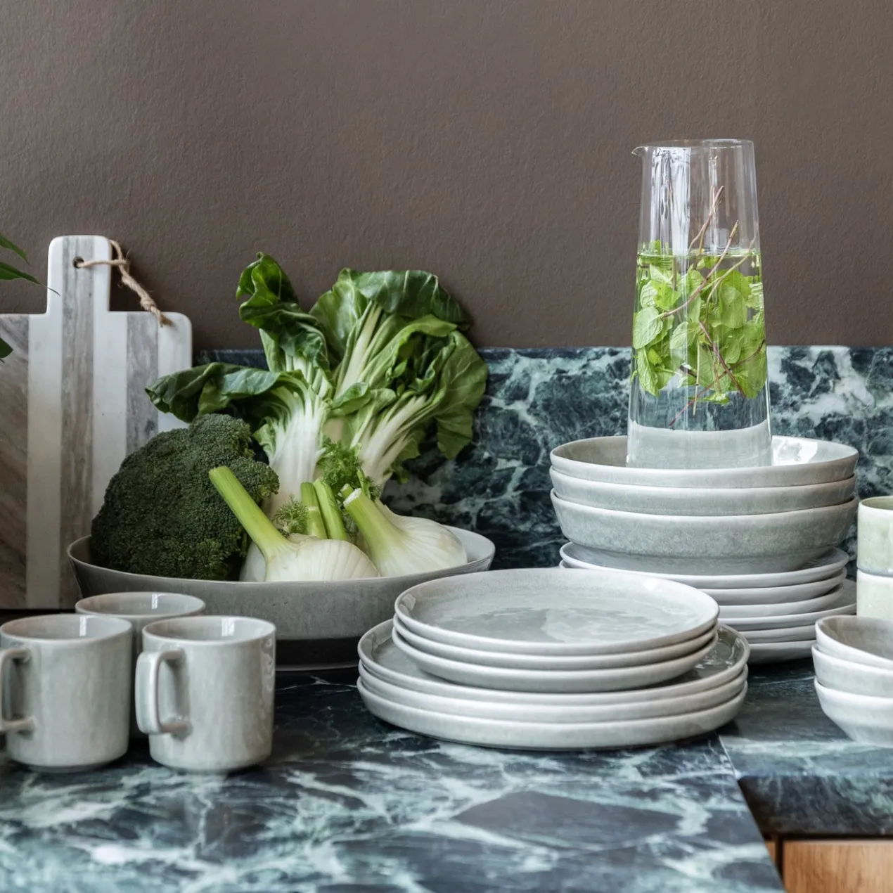 Dinerbord Celia Ø26,6 cm green