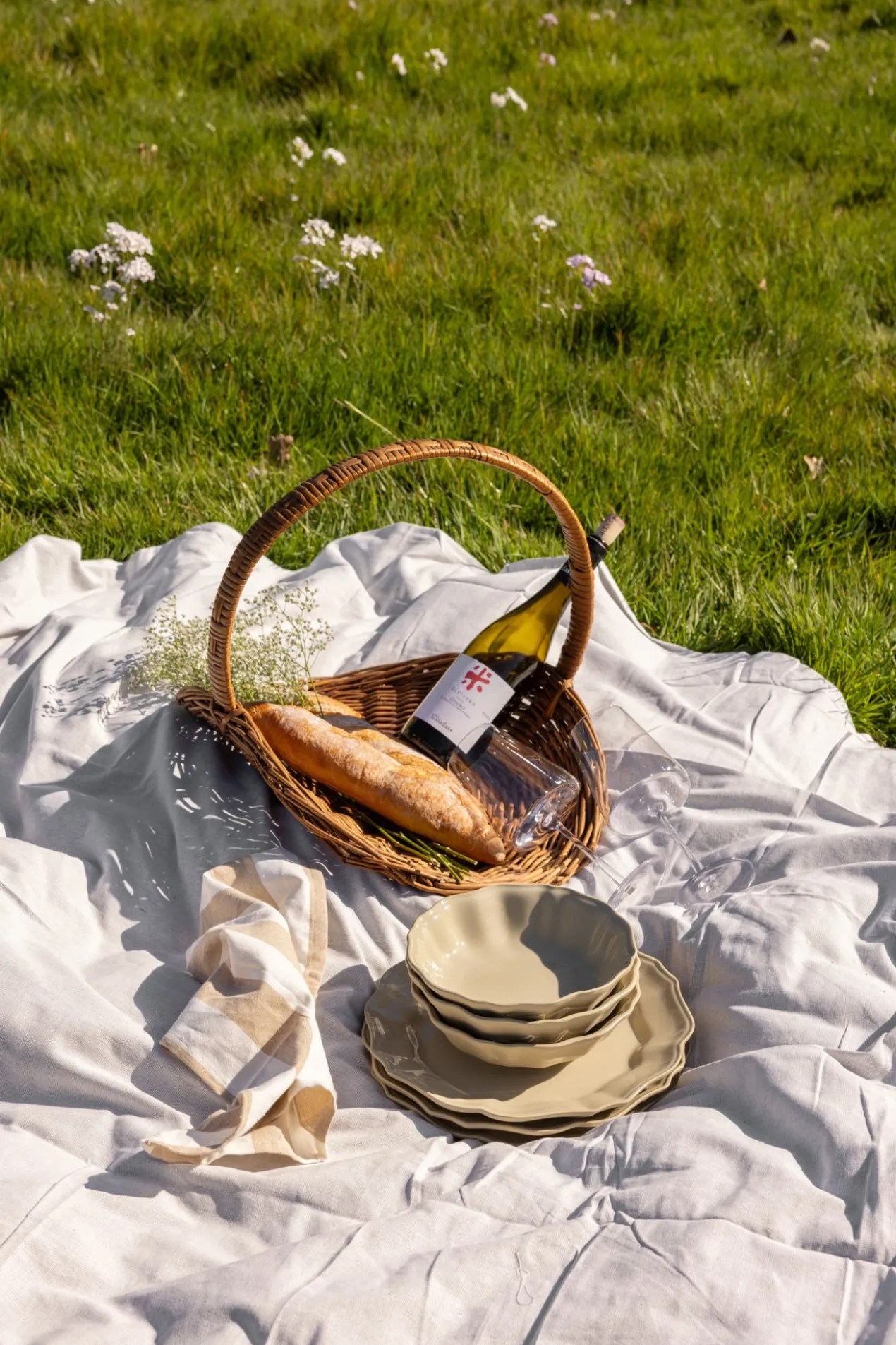 Dinerbord Wild olive - set van 2