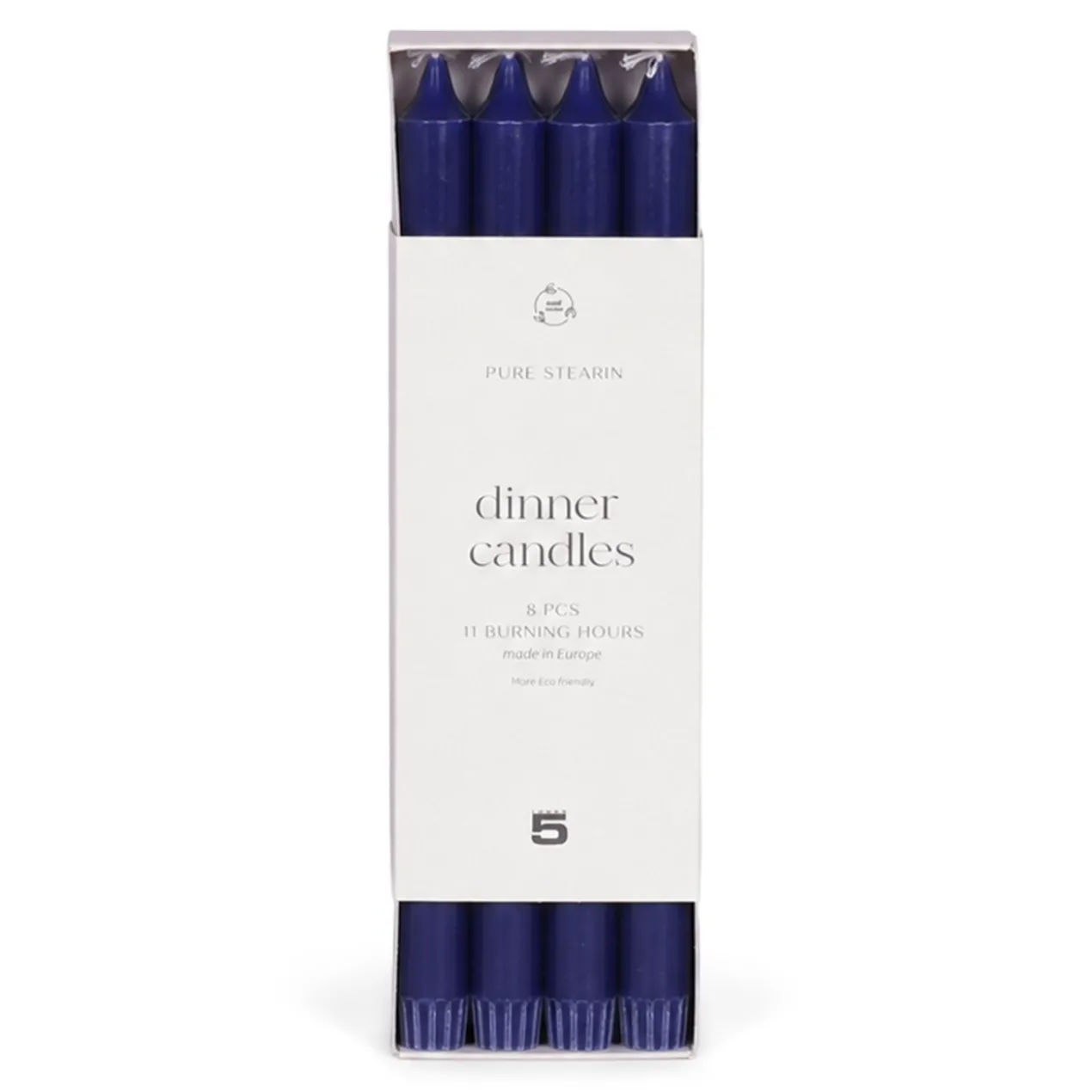 Dinerkaars 8 stuks midnight blue