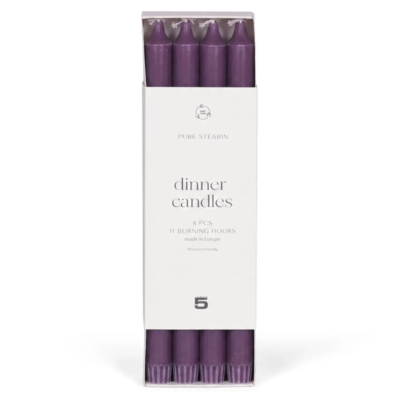 Dinerkaars 8 stuks plum