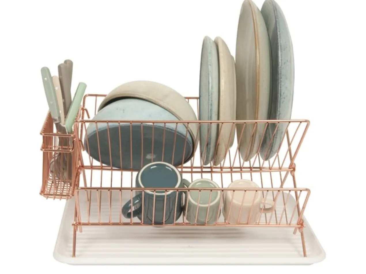 Dish rack copper