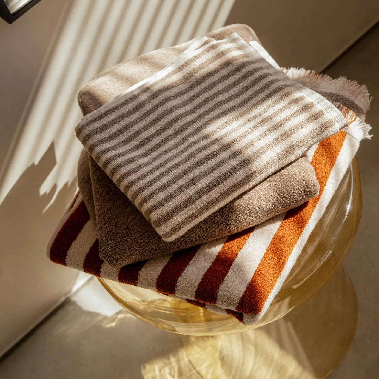 Douchelaken Vienna 70x140 cm beige