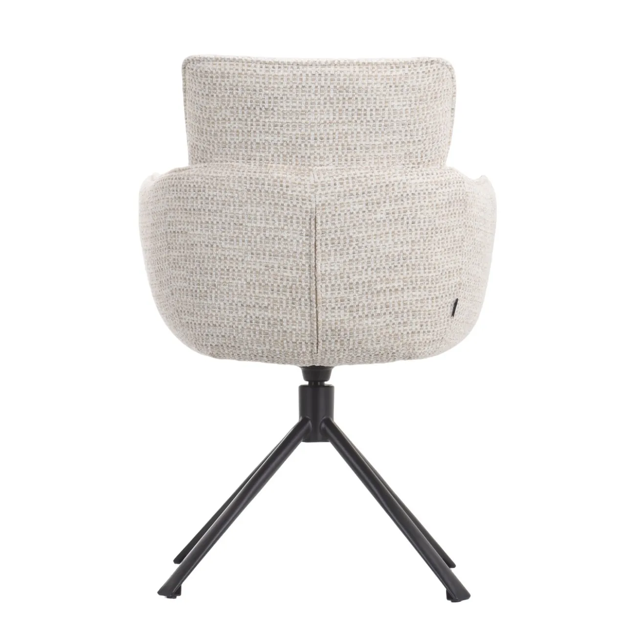 Draaistoel Cristiano stof beige