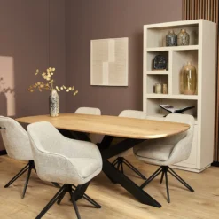 Draaistoel Luna Beige