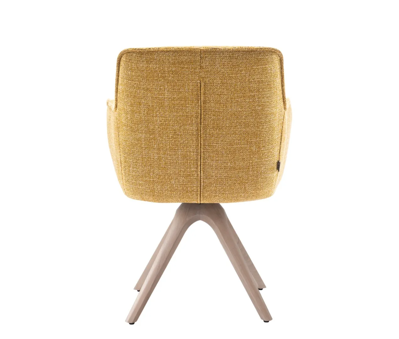 Draaistoel Tracy wooden geel
