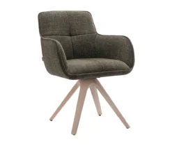 Draaistoel Tracy wooden groen