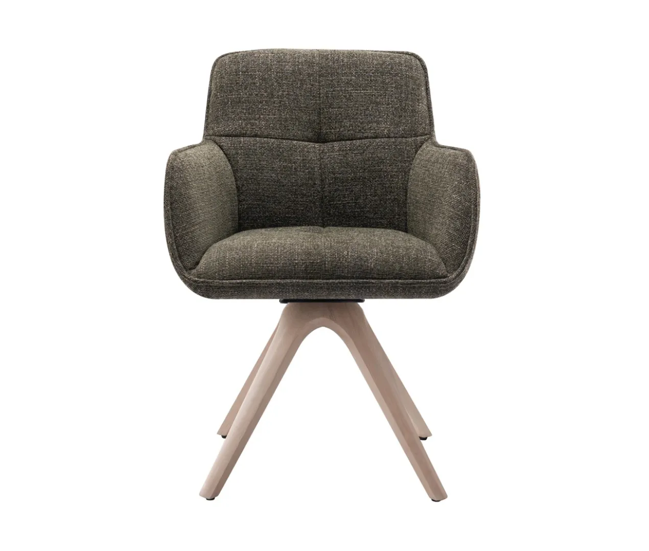 Draaistoel Tracy wooden groen