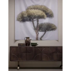 Draw dressoir mangohout walnoot