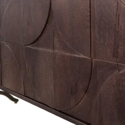 Draw dressoir mangohout walnoot