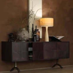 Draw dressoir mangohout walnoot