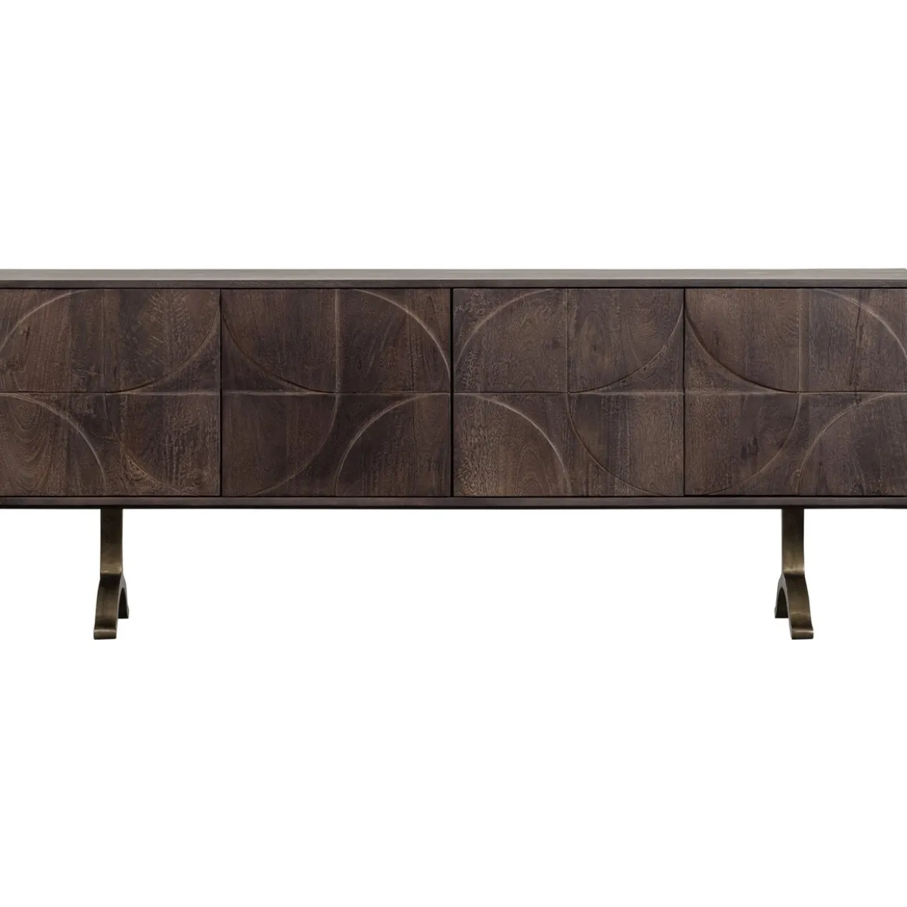 Draw dressoir mangohout walnoot