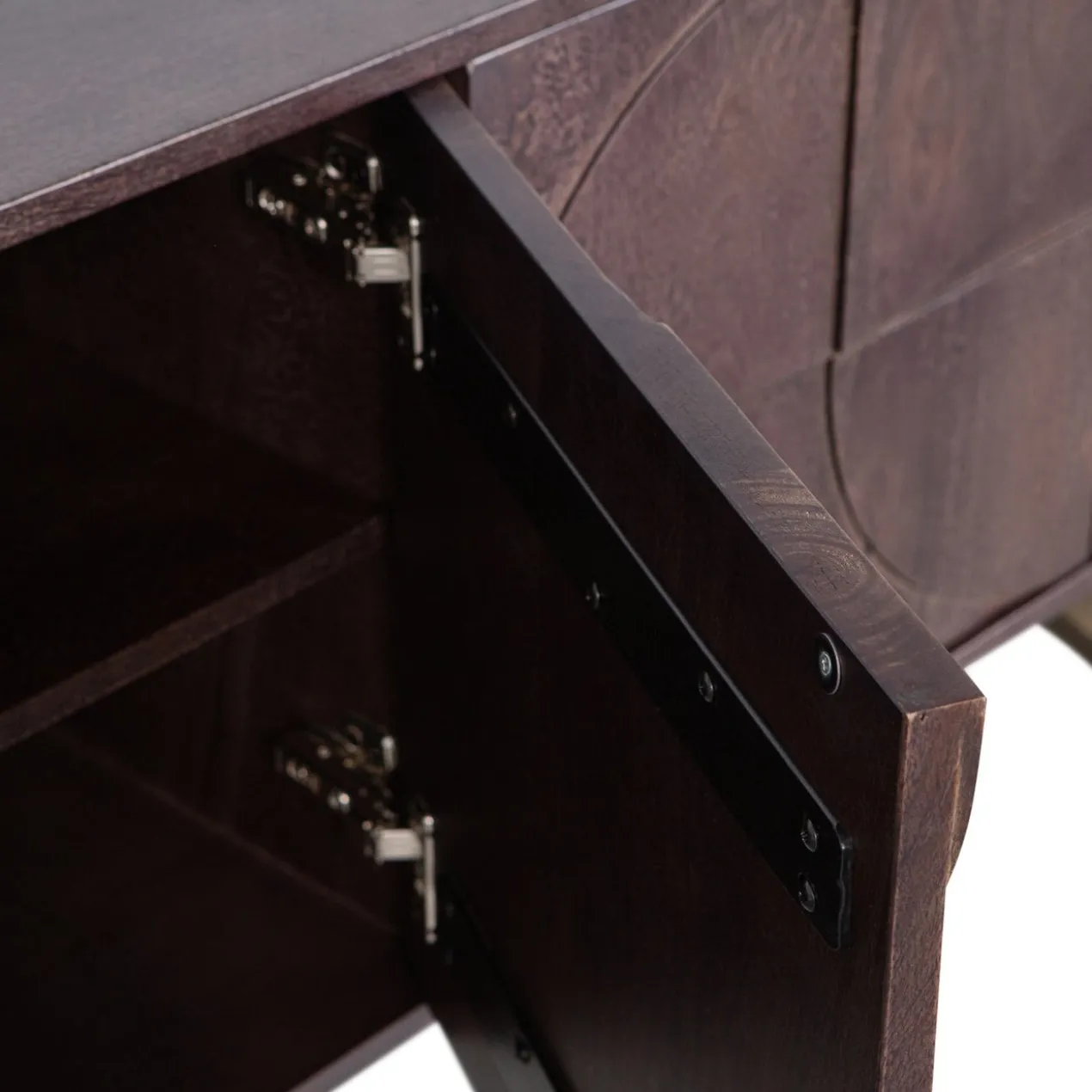 Draw dressoir mangohout walnoot