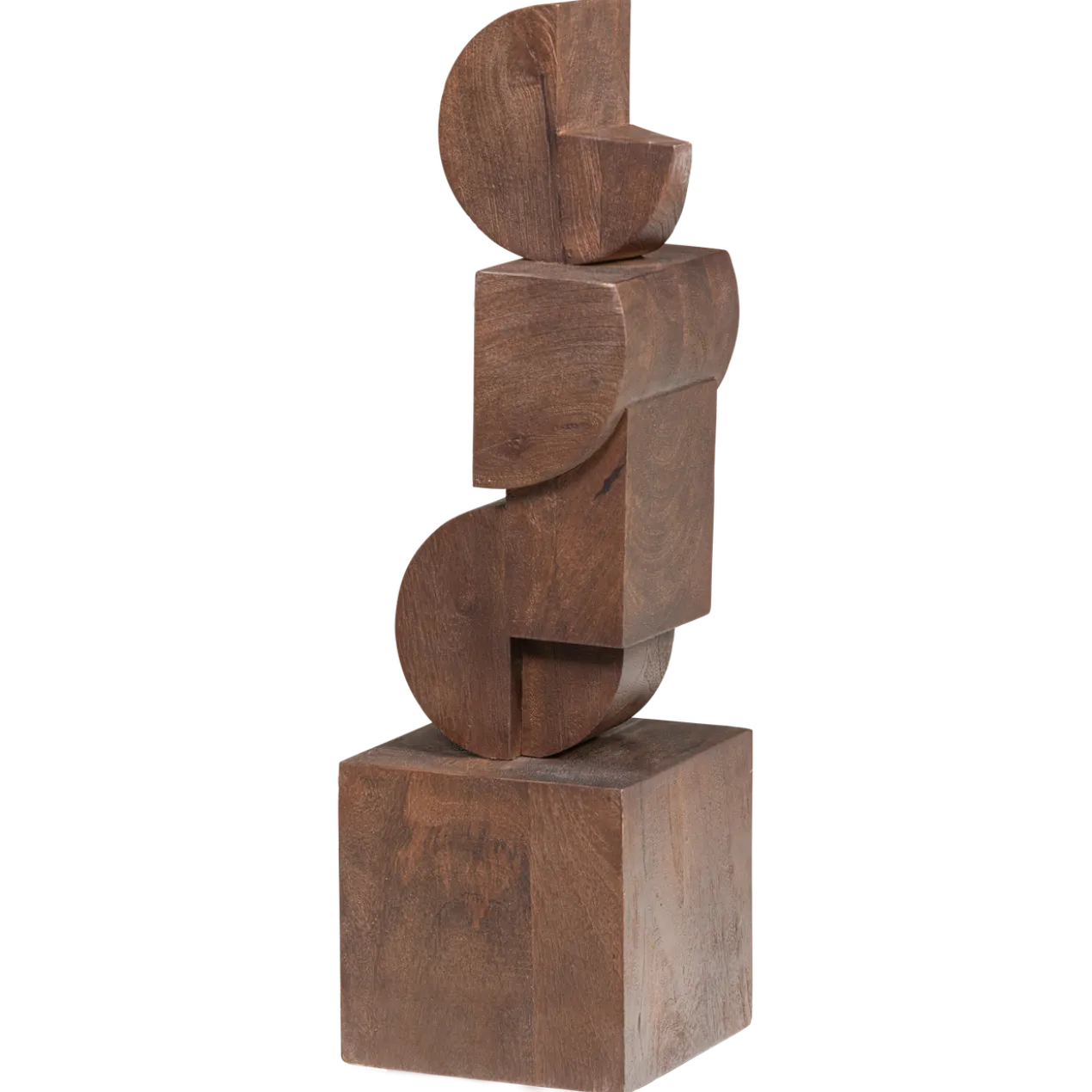 Draxa sculptuur ornament hout bruin