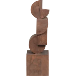 Draxa sculptuur ornament hout bruin