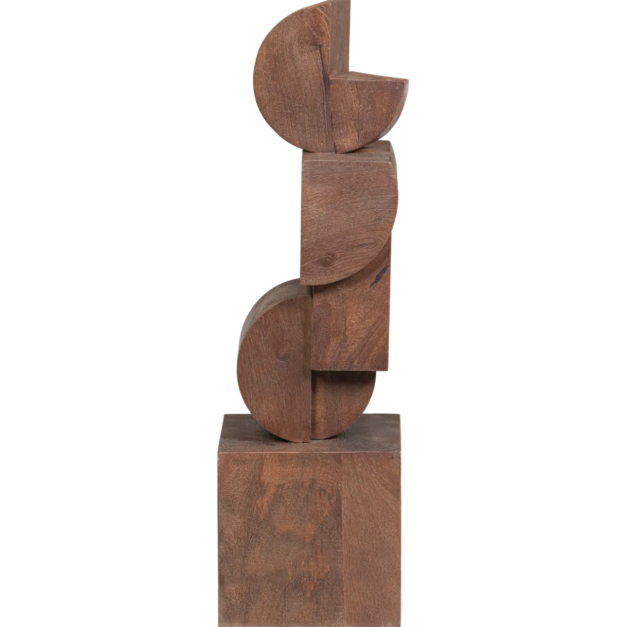 Draxa sculptuur ornament hout bruin