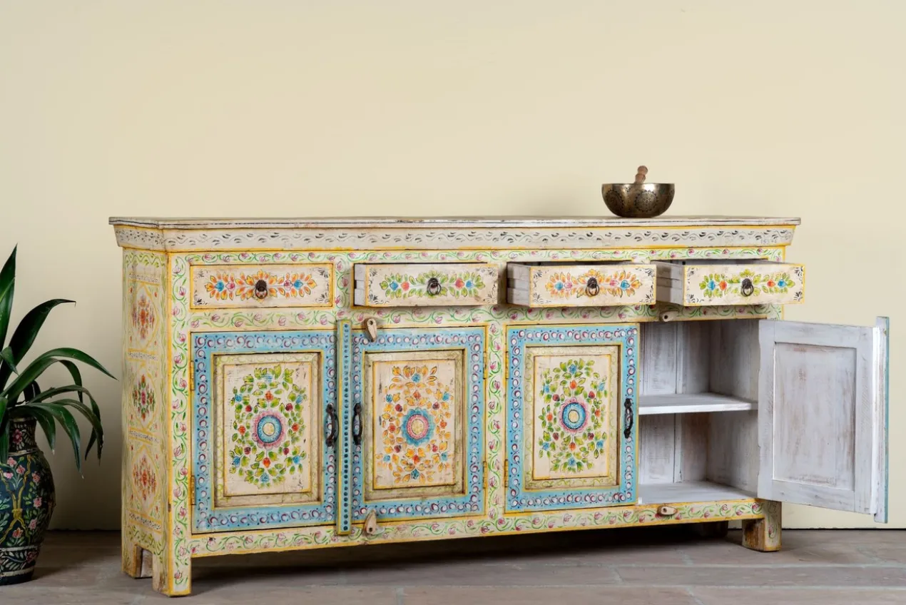 Dressoir Anwita Handbeschilderd