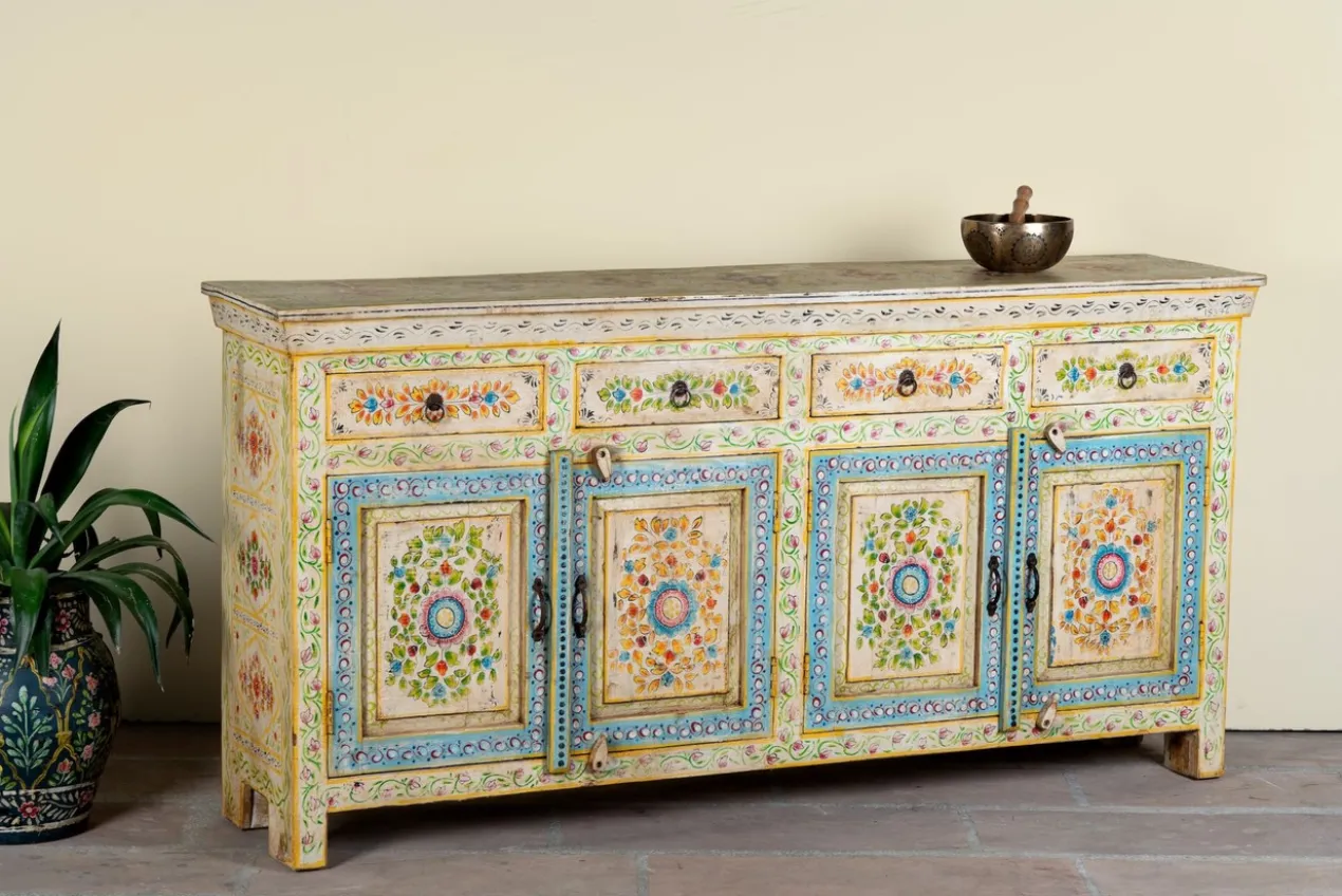 Dressoir Anwita Handbeschilderd