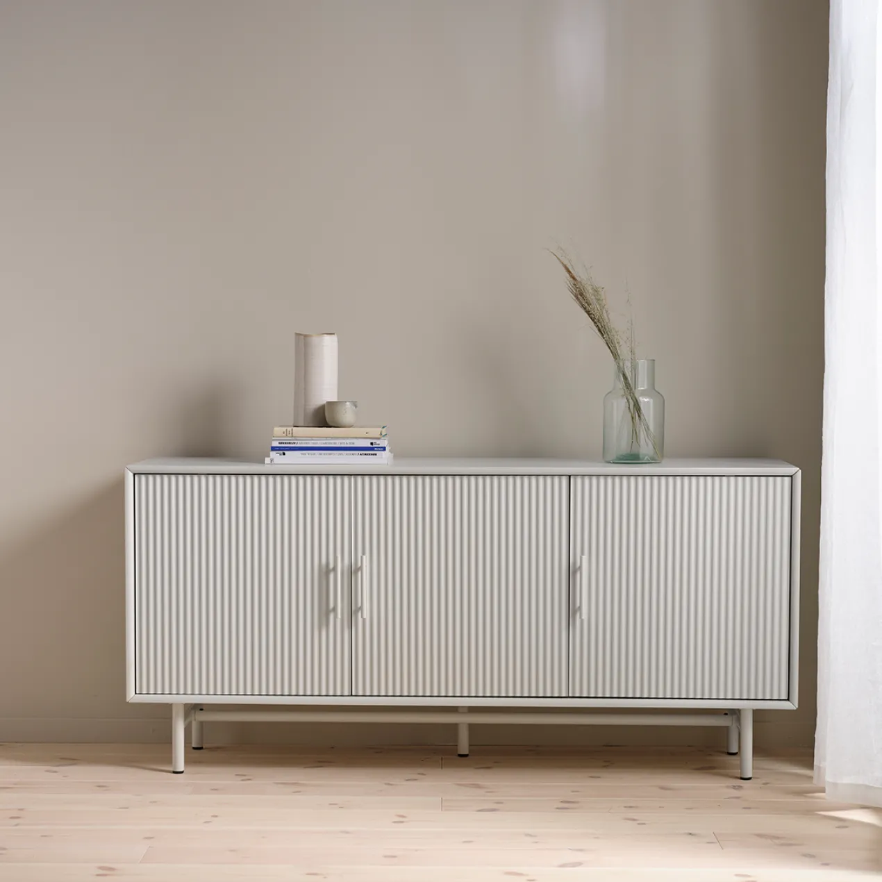 Dressoir Arlo hout Grijs
